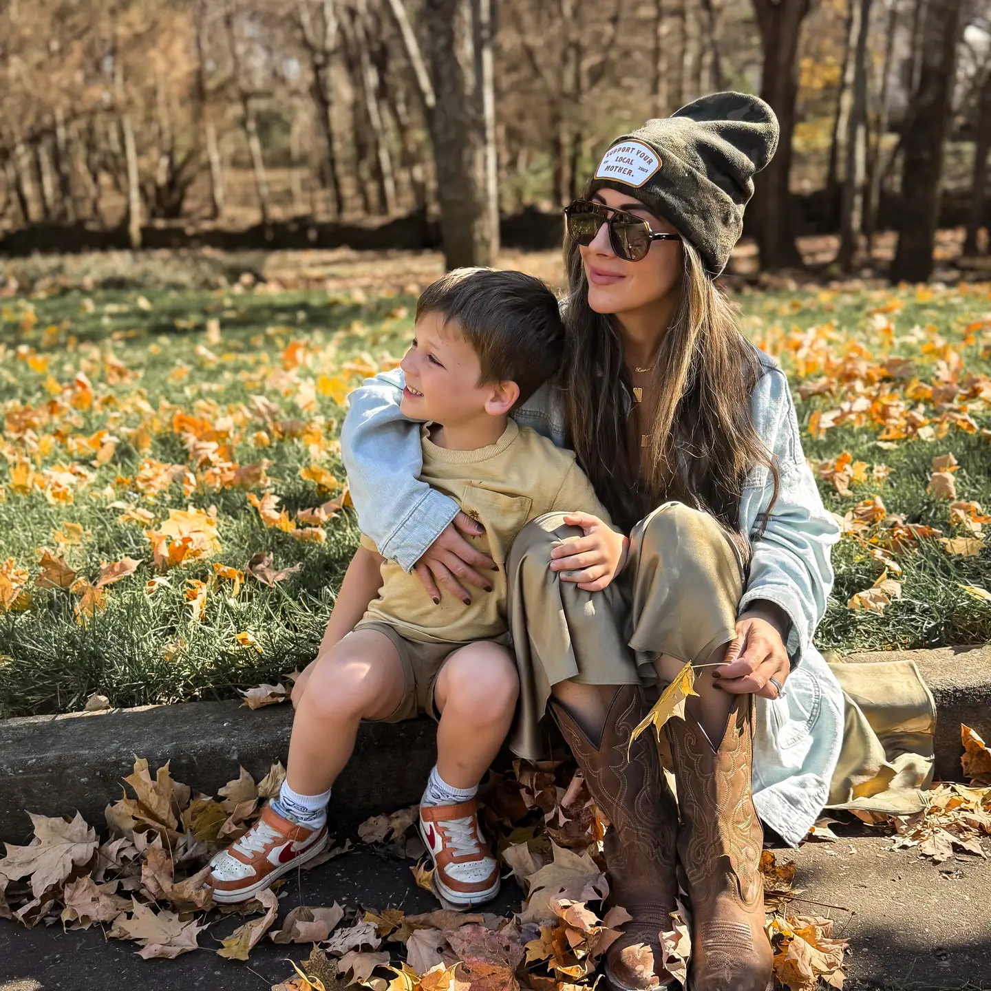 Support Your Local Mother® Patch Beanie - Camo - Image 2