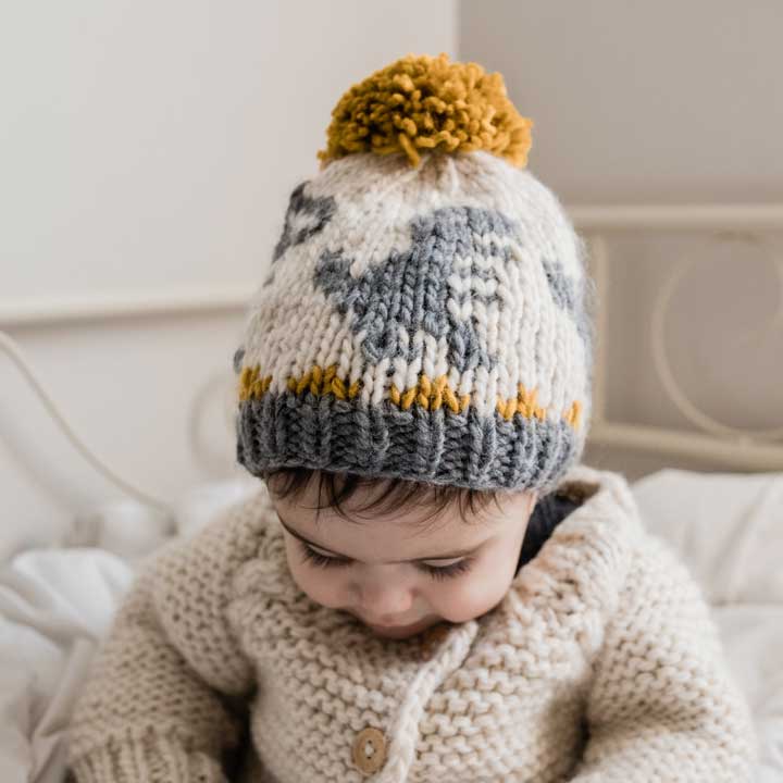 Huggalugs T-Rex Dinosaur Knit Beanie - Image 5
