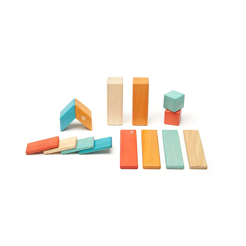 Tegu 14 piece Magnetic Wooden Blocks - Image 2