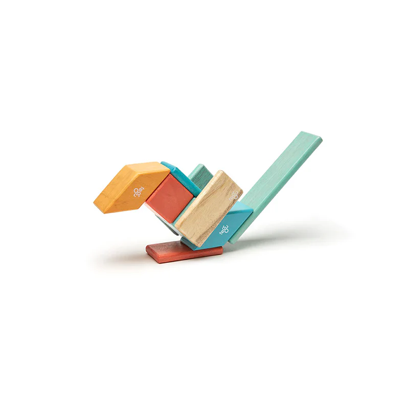 Tegu 14 piece Magnetic Wooden Blocks - Image 3