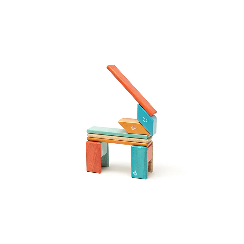 Tegu 14 piece Magnetic Wooden Blocks - Image 4