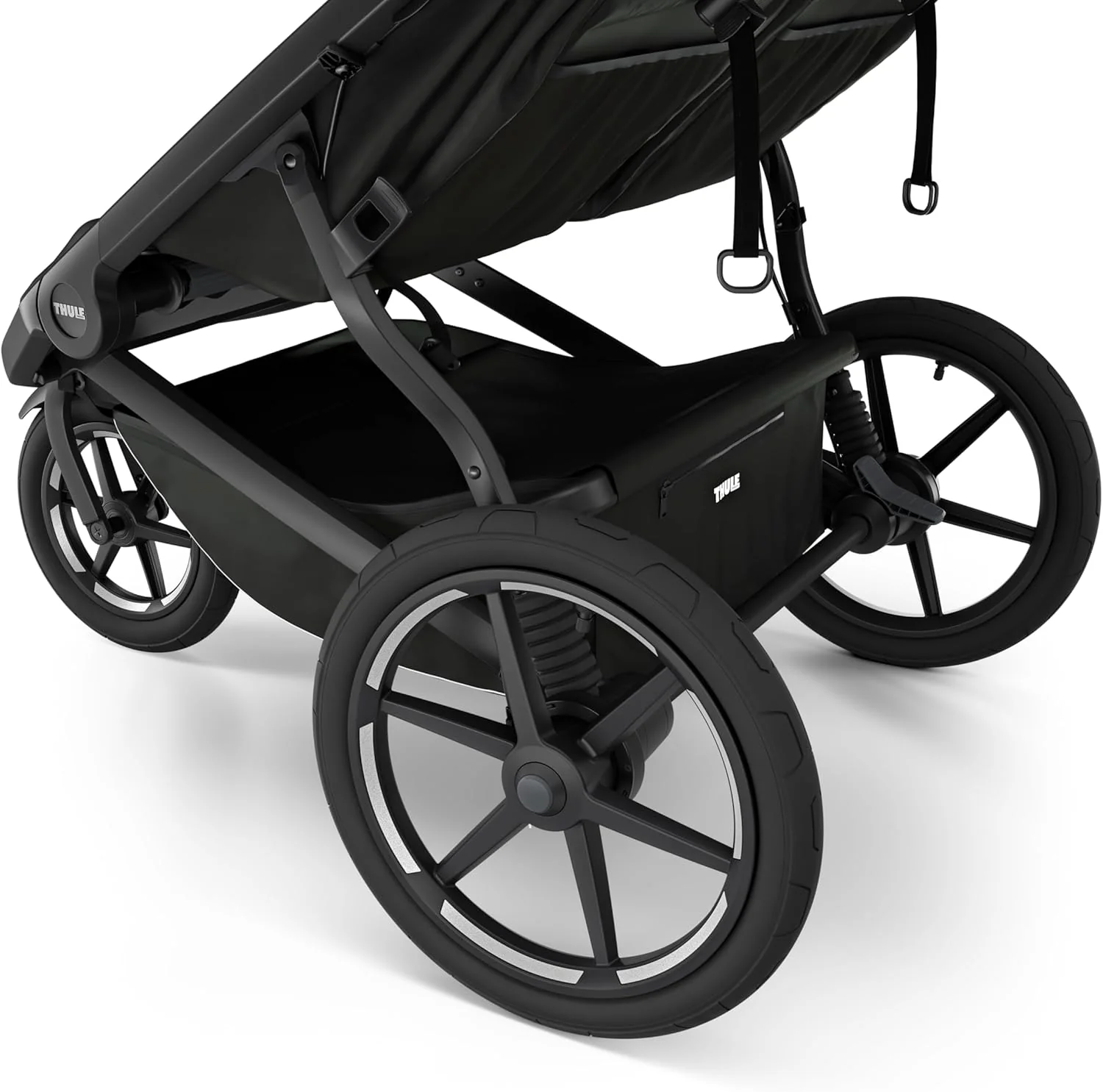 Thule Urban Glide 3 Double Jogging Stroller - Black - Image 5
