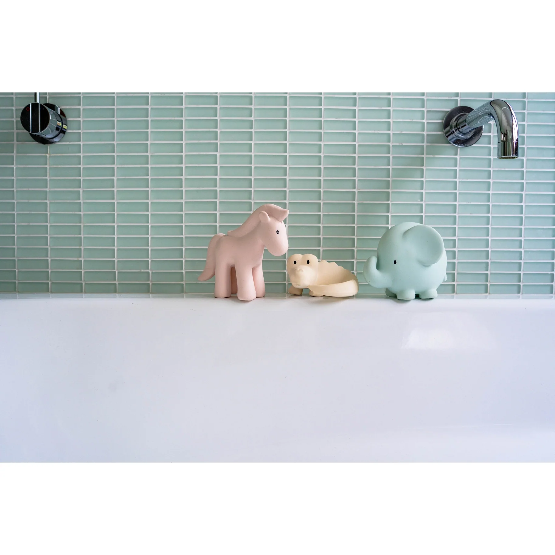 Tikiri Marshmallow Bath Toy and Teether Collection - Image 5