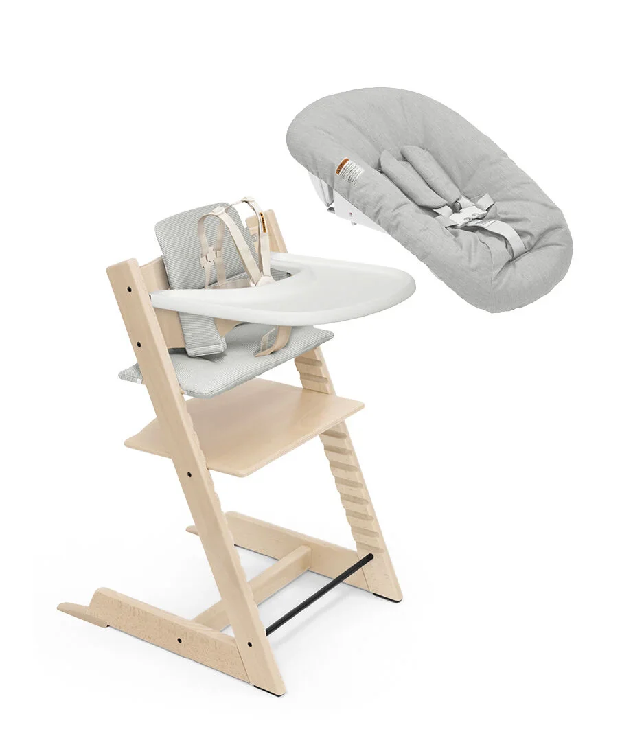 Stokke® Tripp Trapp® High Chair² and Newborn Attachment V2 Bundle - Image 3