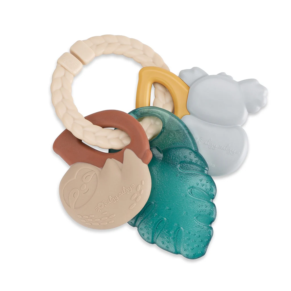Tropical Itzy Keys Textured Ring with Teether + Rattle - Image 3