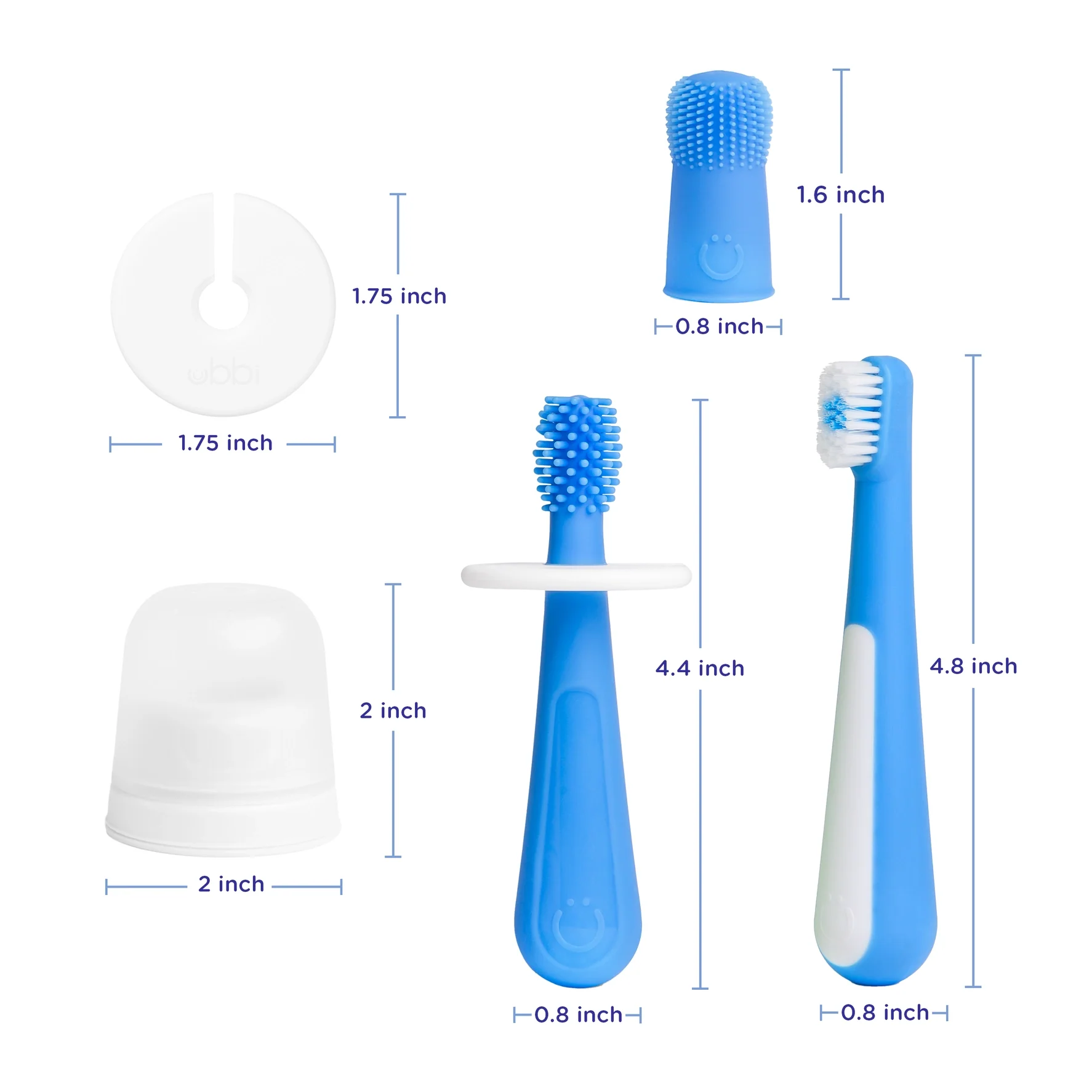 Ubbi 3-stage Toothbrush Set - Image 2