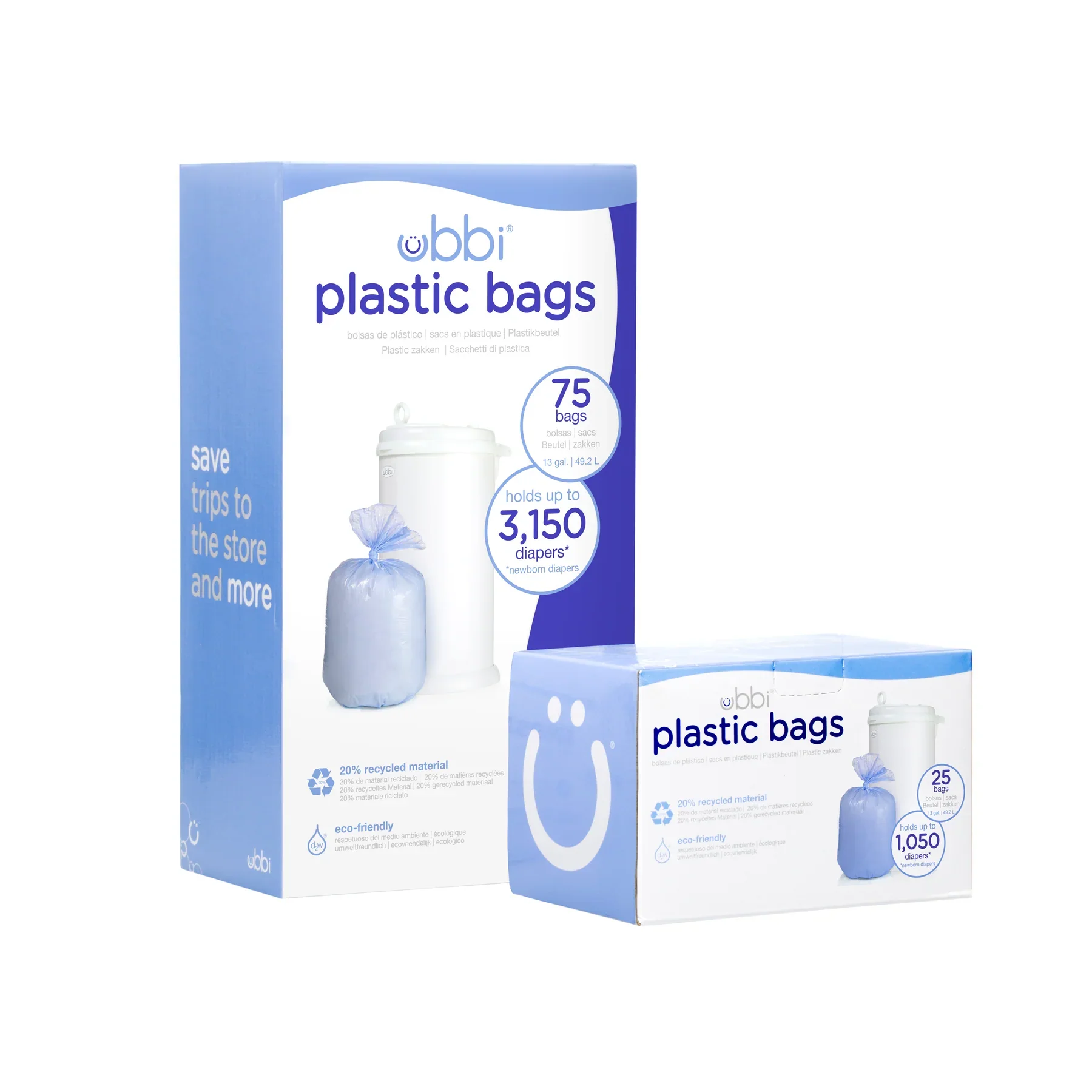 Ubbi Diaper Pail Plastic Bags - Image 4