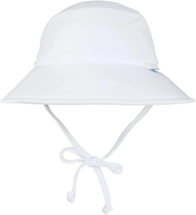 Green Sprouts UPF 50+ Breathable Sun Bucket Hat - White