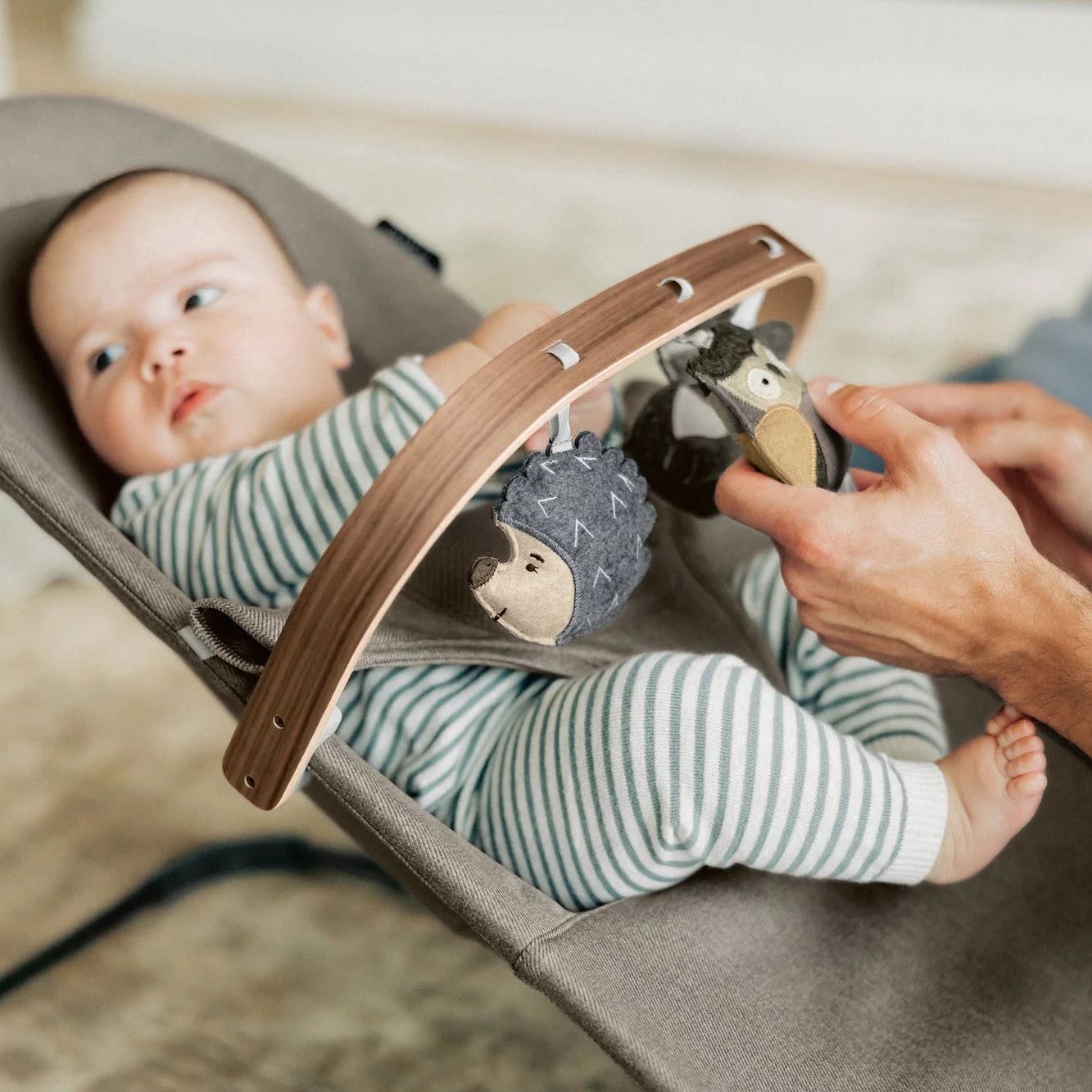 UPPAbaby Mira Bouncer Forest Fun Toy Bar - Image 6