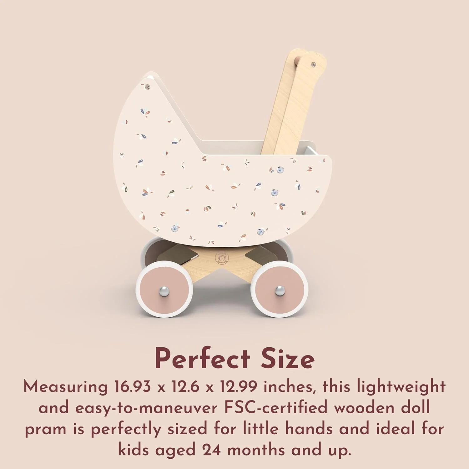 Speedy Monkey Doll Pram - Image 3