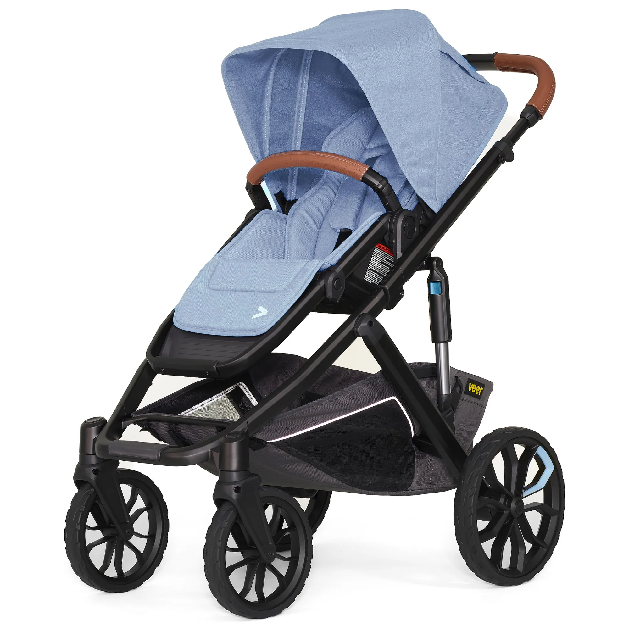 Veer Switch&Roll Luxe Single-to-Double Stroller Bundle with Leather Kit - Image 7