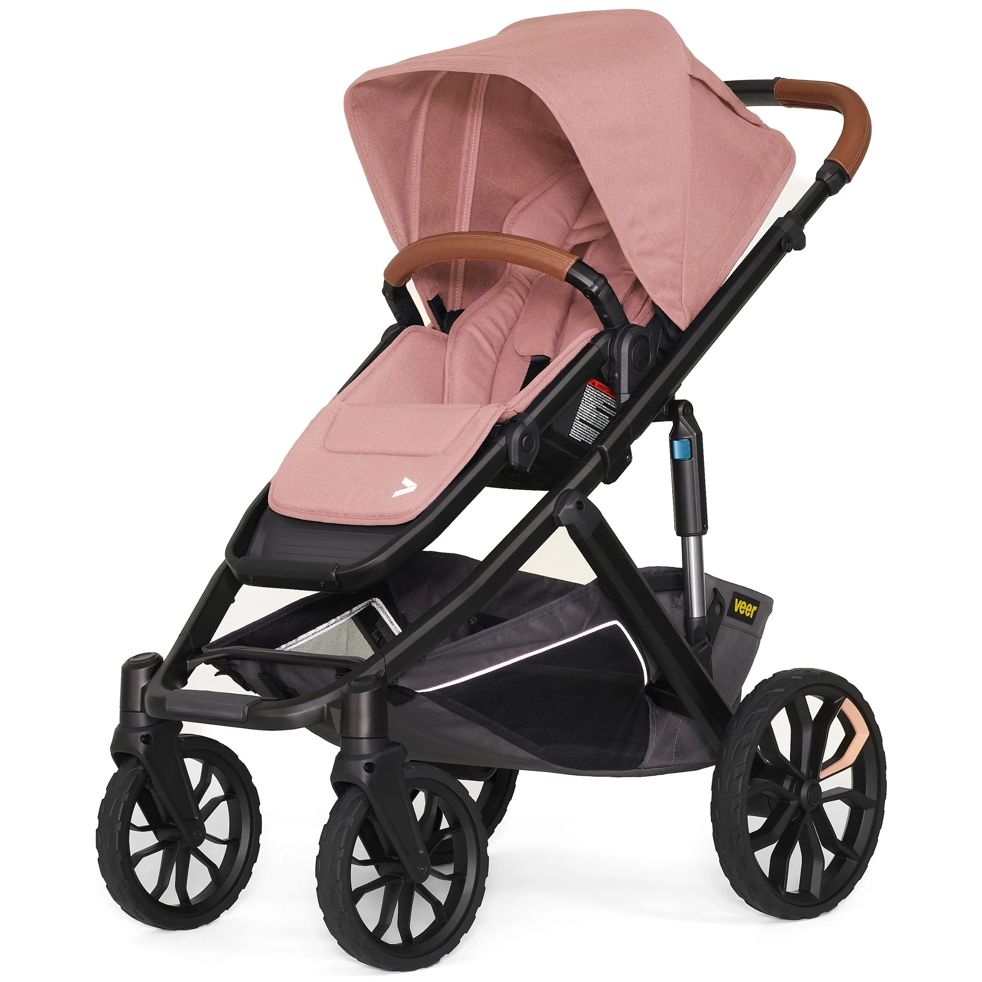 Veer Switch&Roll Luxe Single-to-Double Stroller Bundle with Leather Kit - Image 8