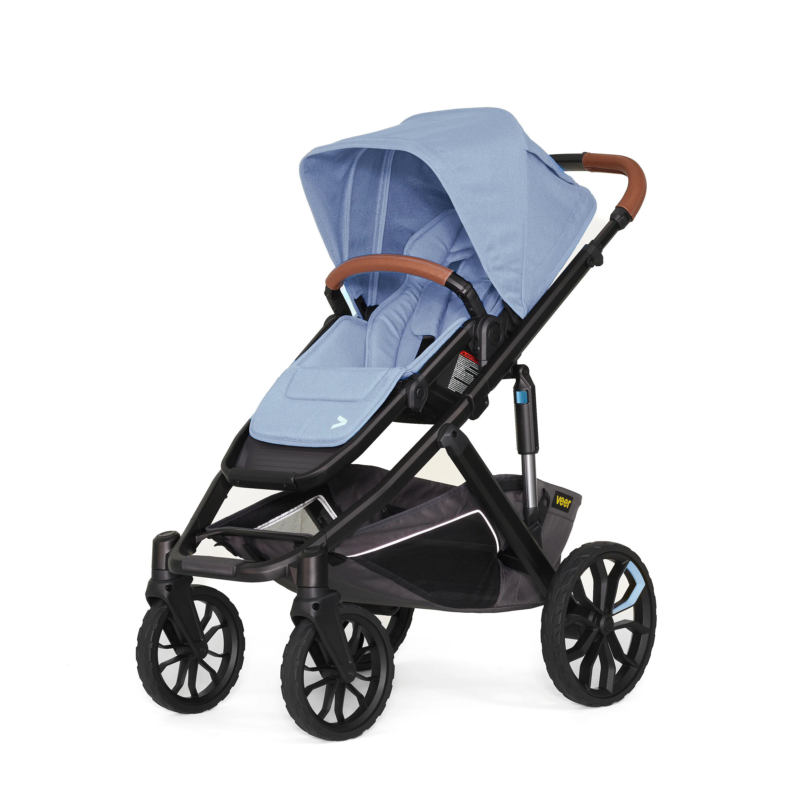 Veer Switch&Roll Luxe - Single to Double Stroller Bundle with Leather Kit - Image 5