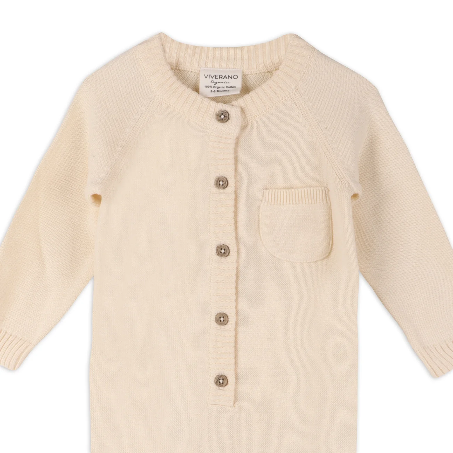 Viverano Milan Sweater Knit Button Jumpsuit - Image 3