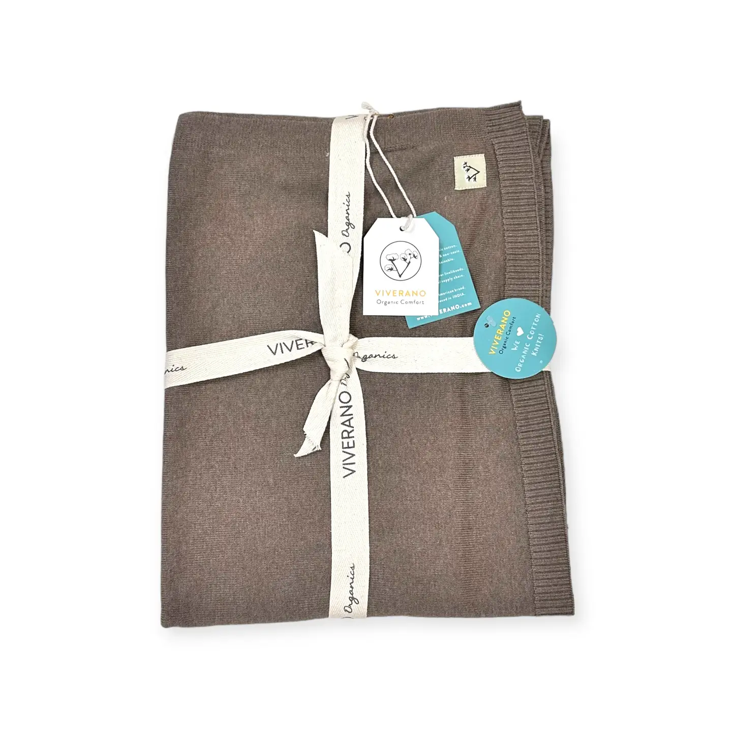 Viverano Organics Milan Sweater Knit Baby Blanket - Image 4