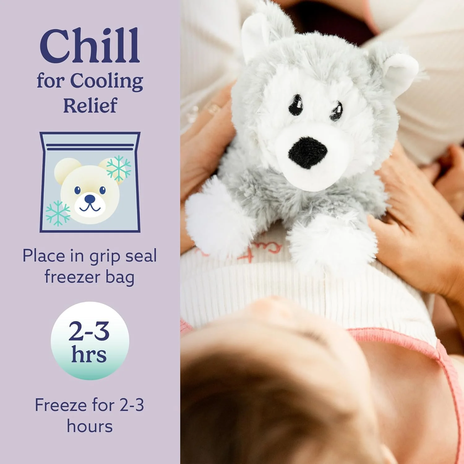 Warmies Husky Plush - Image 7