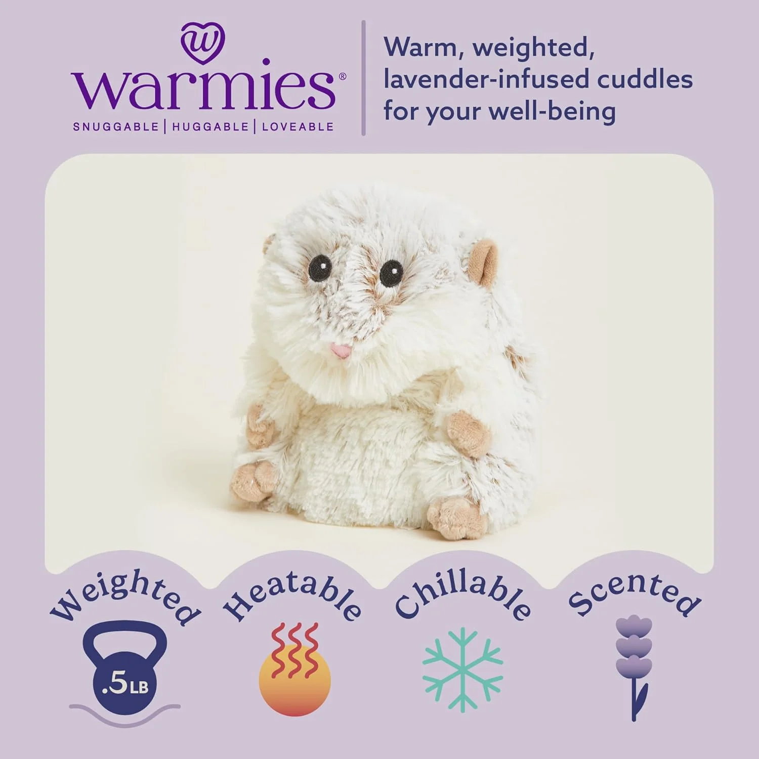 Warmies Hamster Plush - Image 6