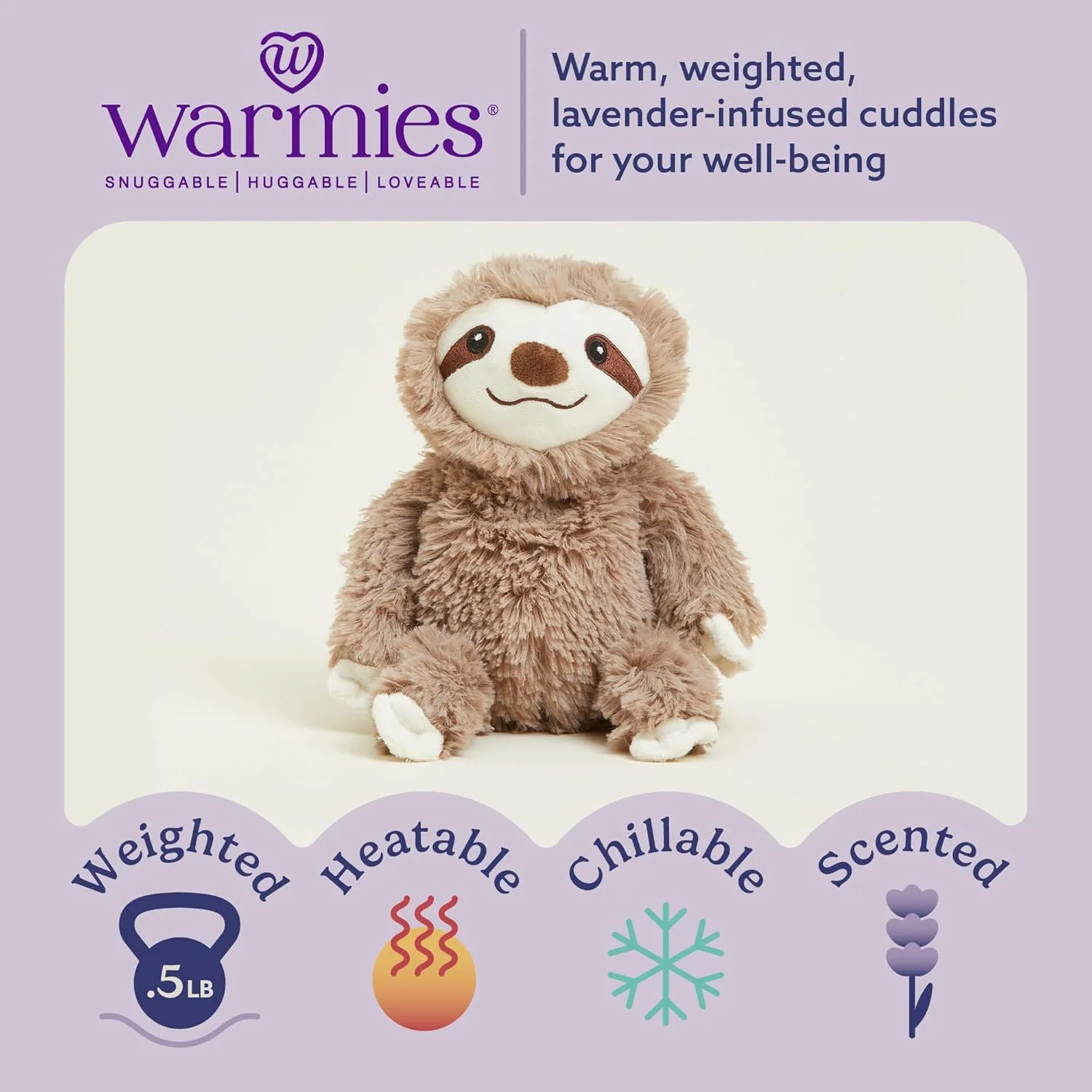 Warmies Hugs Sloth - Image 8