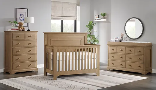 William Straight Panel Convertible Crib - August Child - Image 8