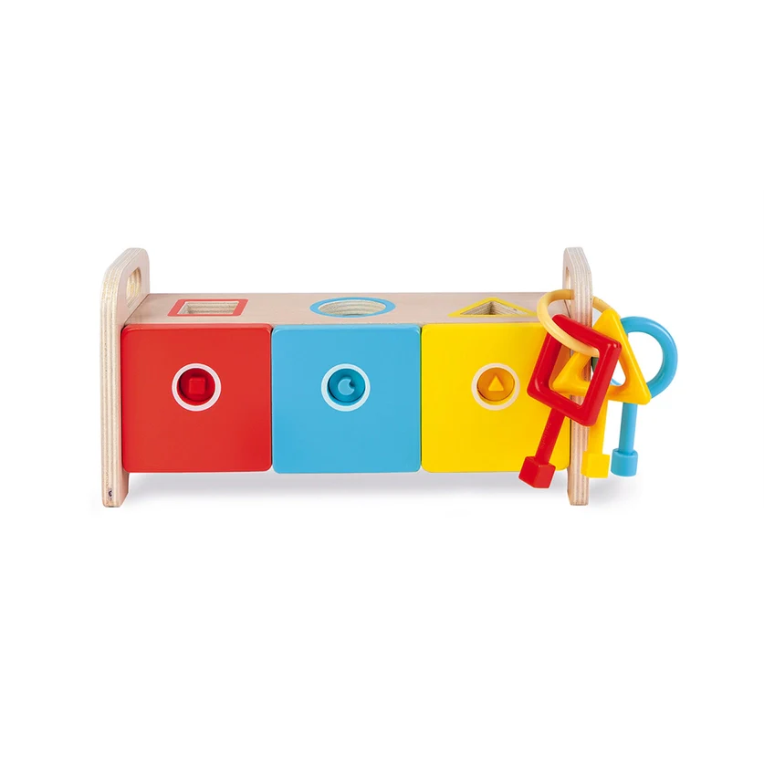 Wooden Essential Shape Sorter w/Keys - Image 2