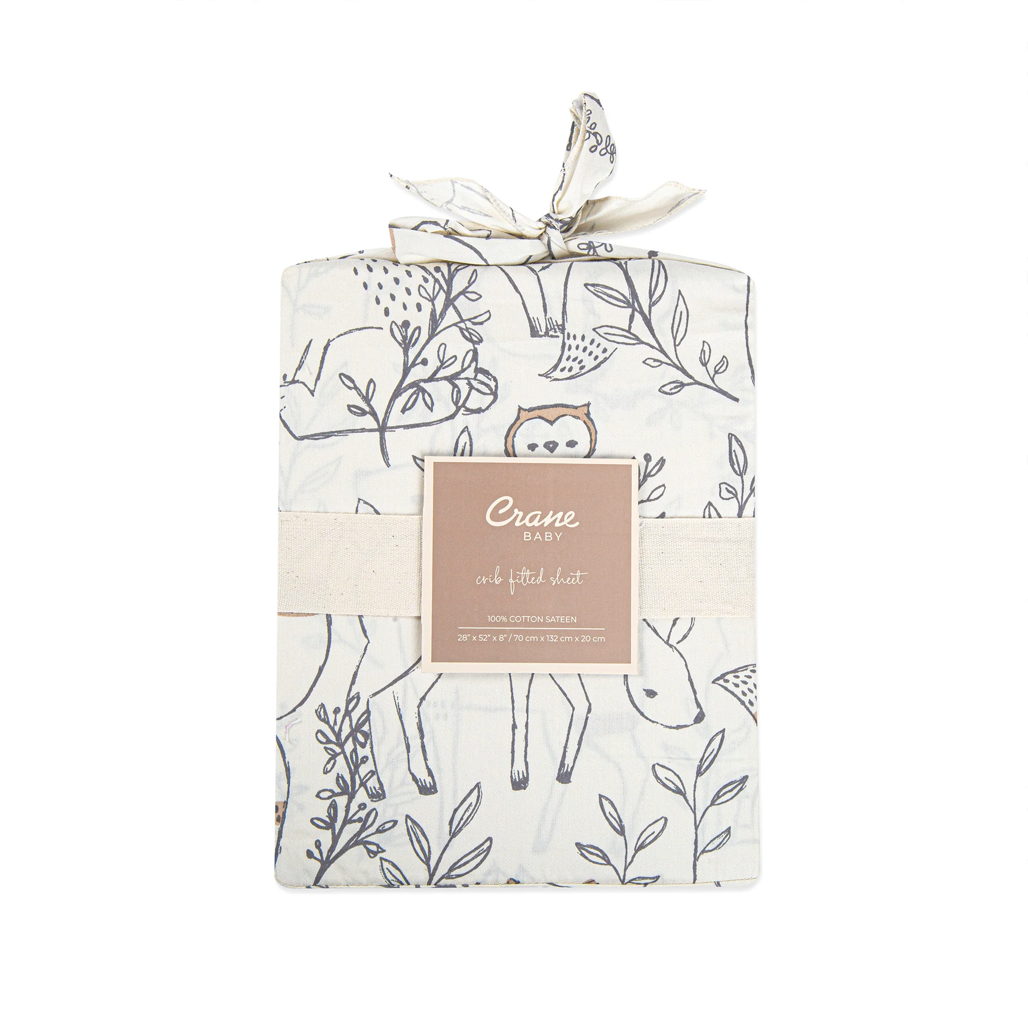 Crane Woodland Crib Sheet - Image 4