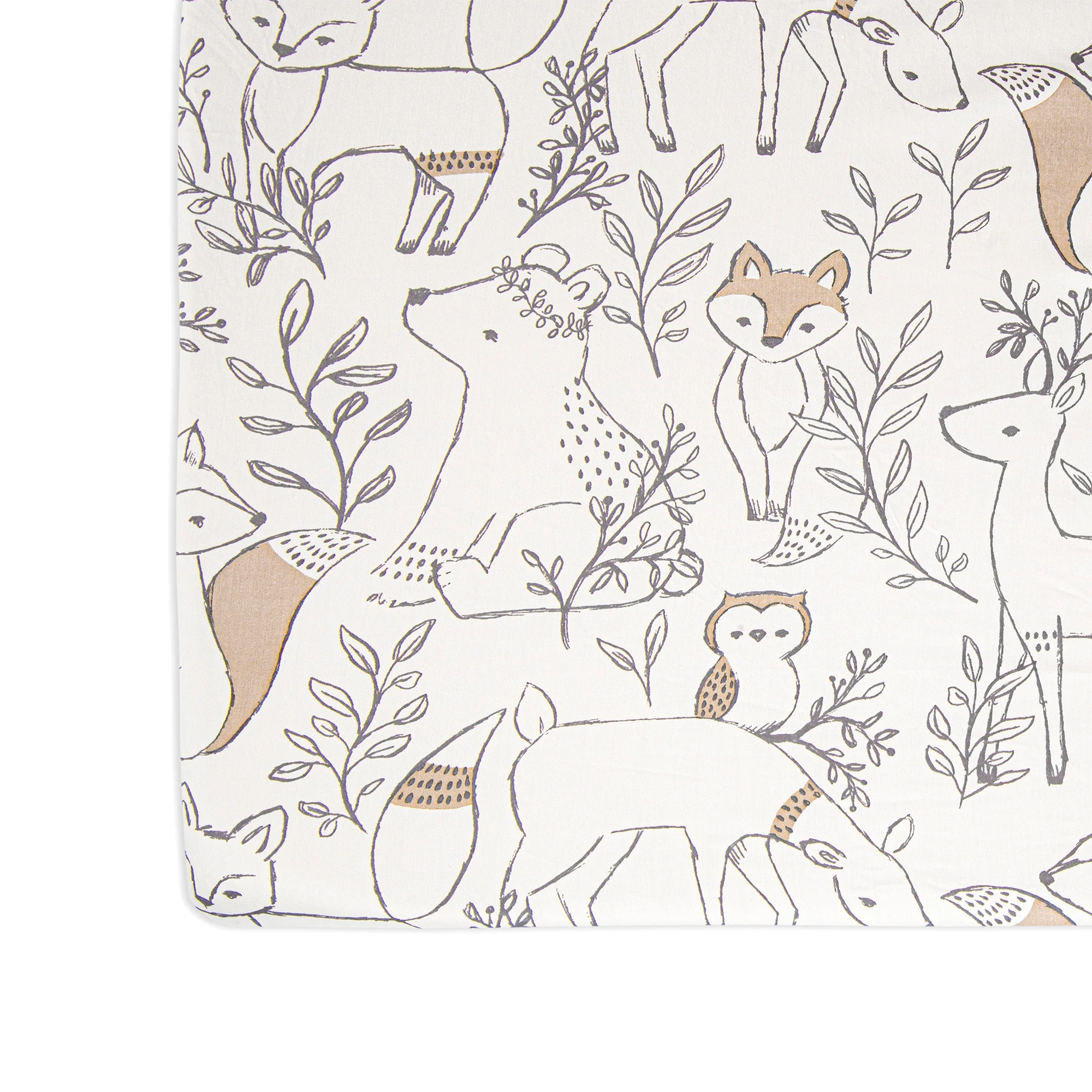 Crane Woodland Crib Sheet - Image 5