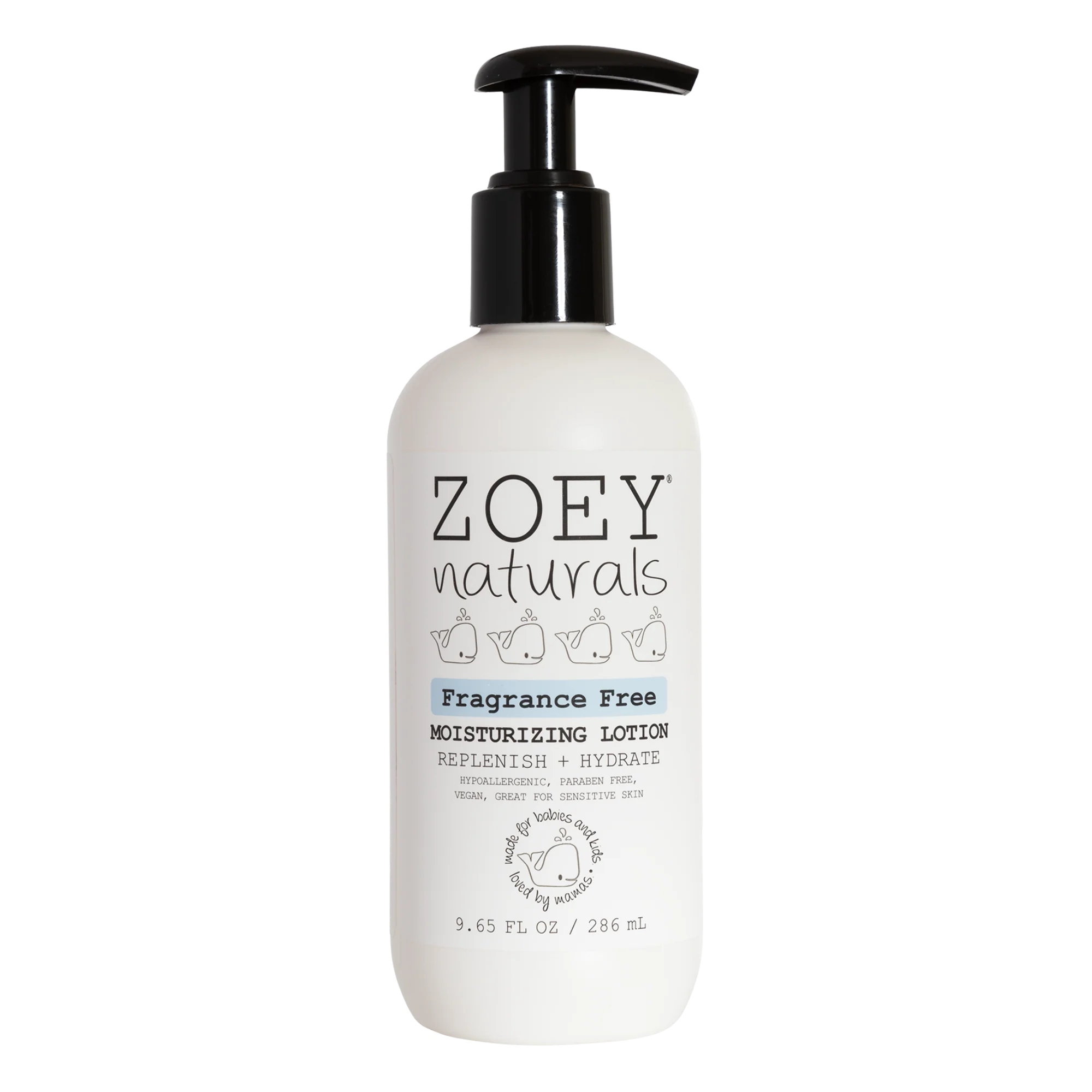 Zoey Naturals Fragrance Free Moisturizing Lotion