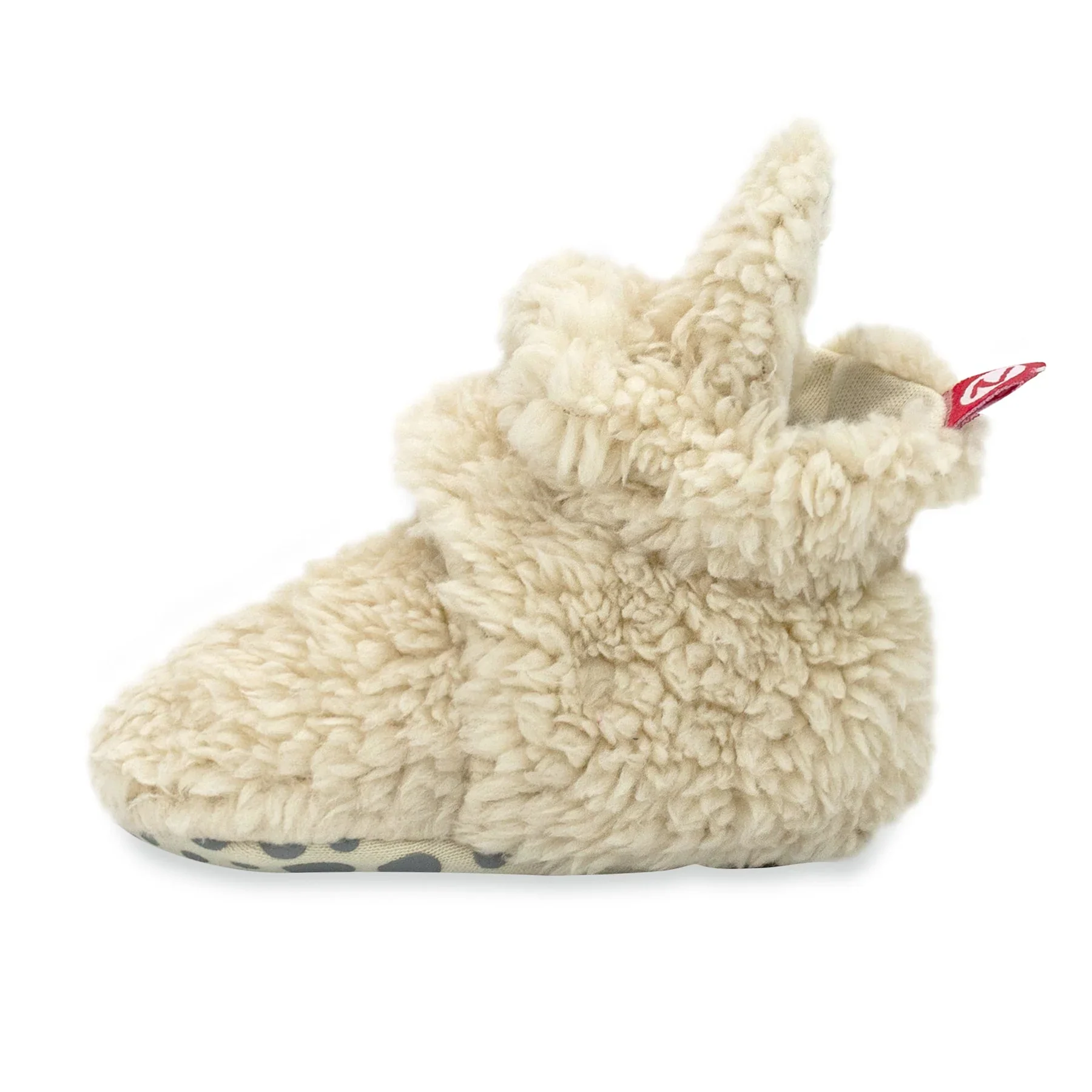 Zutano Furry Booties - Oat - Image 5